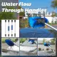 4 dismountable water flow through handles