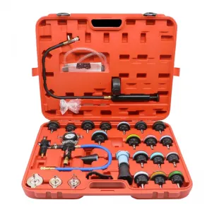 28PC Cooling System Pressure Test Kit