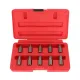 10PC Multi-Spline Screw Extractor Set