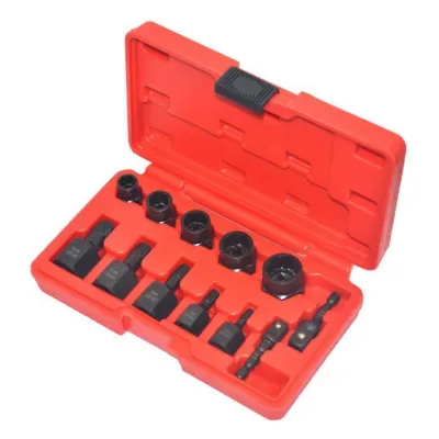 10PC Multi Spline Nut Extractor Set