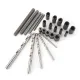 25PC Screw Extractor Drill Guide Set