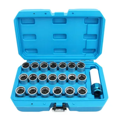 21PC Wheel Lock Lug Nut Key Kit