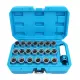 21PC Wheel Lock Lug Nut Key Kit