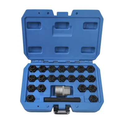 22PC Wheel Lock Key Removal Kit